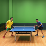 Table tennis players